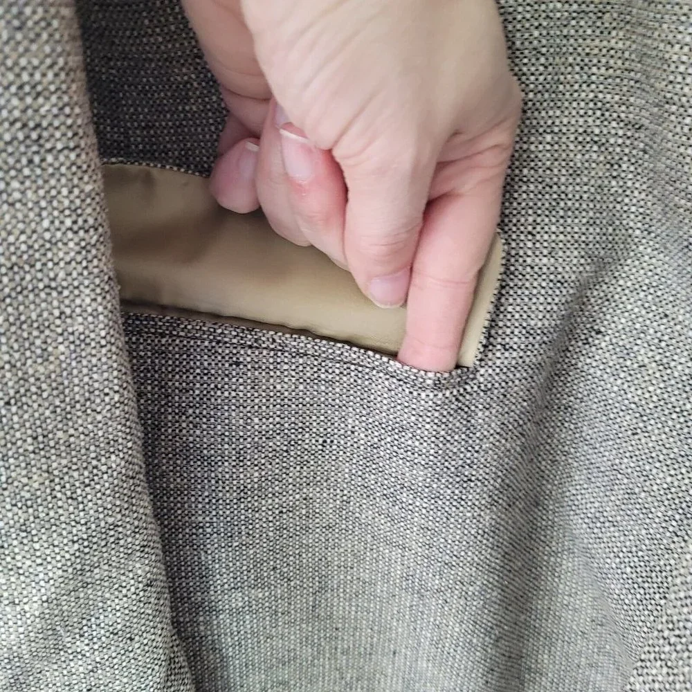 Meeting Street Blazer‎ Mens 46R SilkTweed 2-Button Lined Preppy Sport Coat